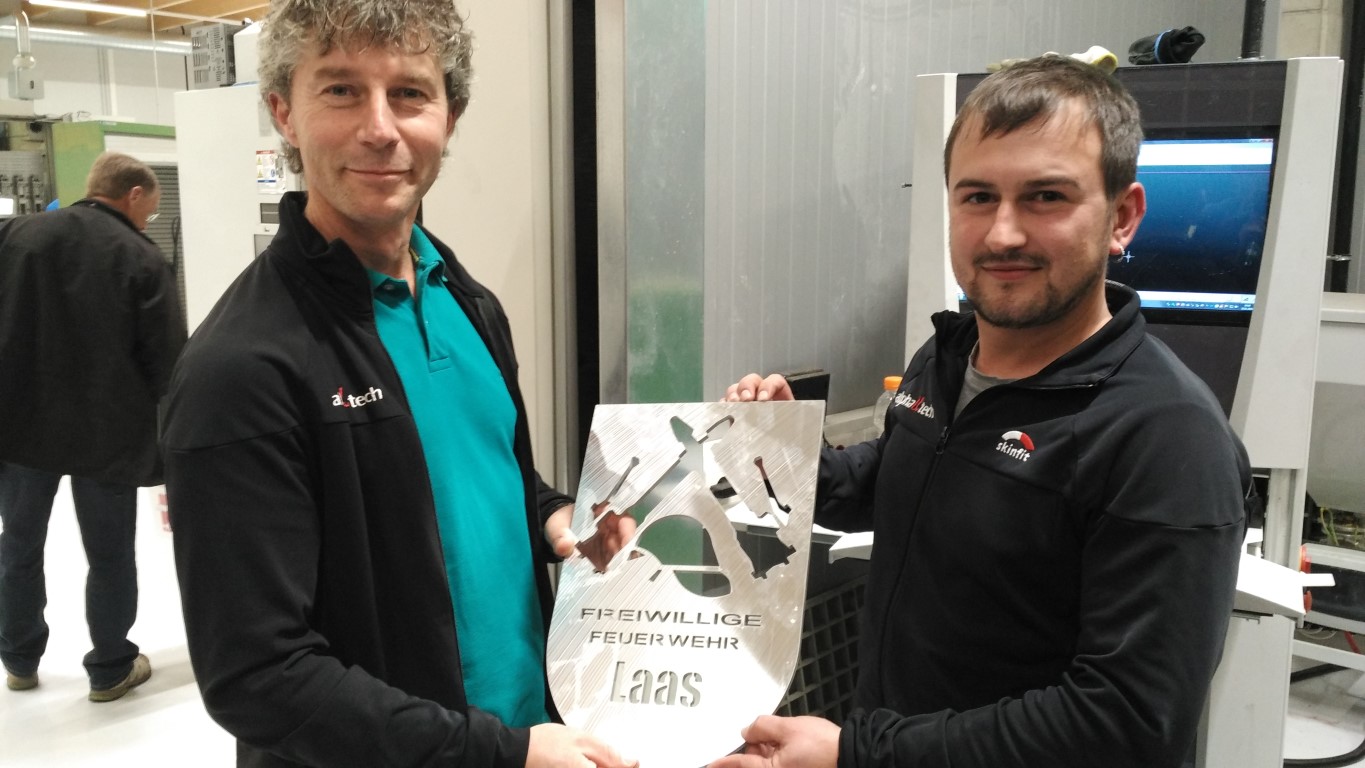 Feuerwehr Laas besucht Alpha-Tech Präzisionsbau GmbH