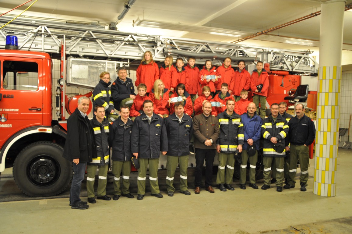 Landes-Feuerwehrreferent besuchte die Feuerwehrjugend